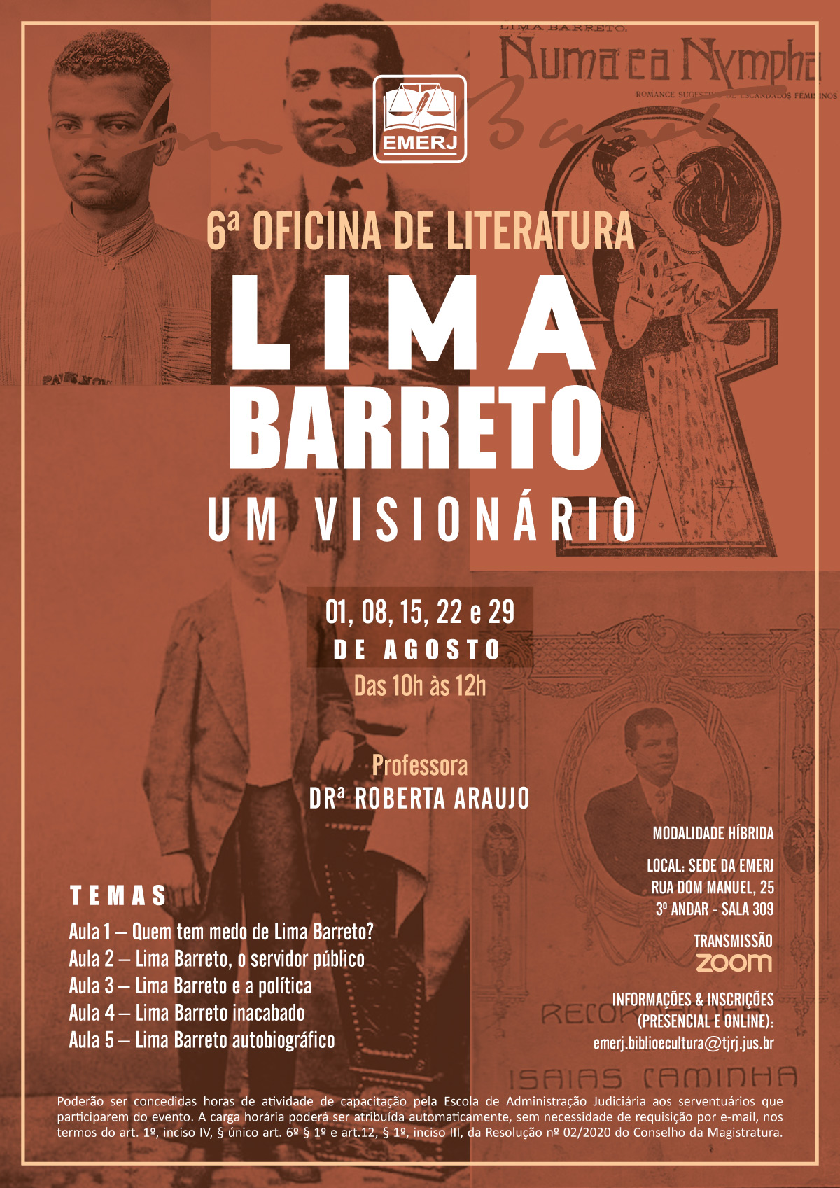 6ª OFICINA DE LITERATURA DA EMERJ